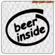 Beer-Inside-Aufkleber für Camper und Vanlife