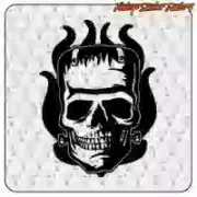 Frankenstein-Schädel-Aufkleber | Vintage Sticker Factory