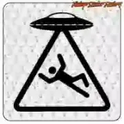 Abduktions- und Science-Fiction-Aufkleber