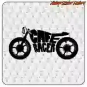 Cafe Racer Chassis Lettering Sticker