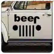 Jeep Beer Decorative Vinyl Sticker