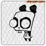 GIR Invader Zim Aufkleber | Vintage Sticker Factory