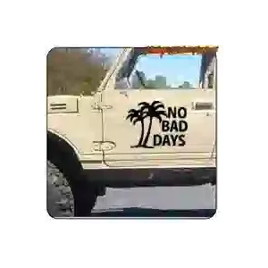 No Bad Days Surf-Aufkleber | Dekorative Vinylfolie