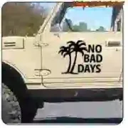“No Bad Days” Surf Sticker | Decorative Vinyl