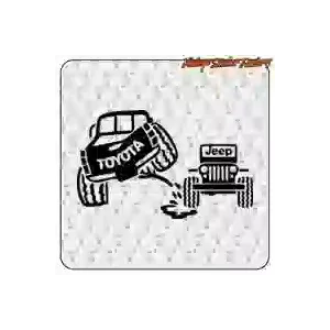 Toyota - Jeep 4x4-Aufkleber