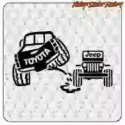 Toyota - Jeep 4x4-Aufkleber