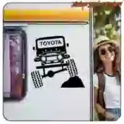 AUTOCOLLANT TOYOTA CRAWLER. ACHETEZ DES AUTOCOLLANTS EN VINYLE.