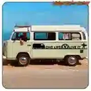 EIN LEBEN LEBE ES - VW T2 AUFKLEBER. KAUFEN SIE VINYLAUFKLEBER.