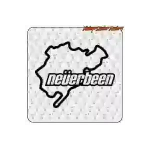 Neverbeen Nürburgring Autoaufkleber