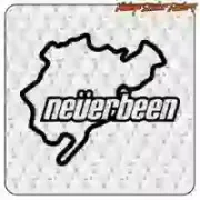 Pegatina Neverbeen Nürburgring para coche