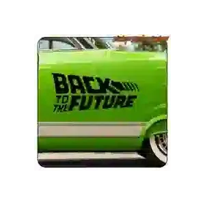 Pegatina Back To The Future de vinilo