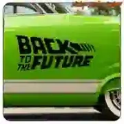 Autocollant Back to the Future | Vinyle cinéma