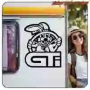 Pegatina Golf GTI Rabbit. Comprar pegatinas.