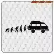 Pegatina Evolución T3 Joker | Vinilo camper
