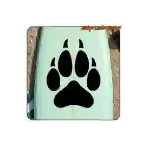DOG FOOTPRINT -2 STICKER. BUY VINYL STICKERS.