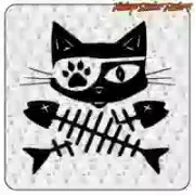 Cat sticker in several sizes