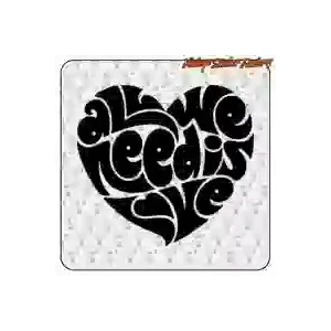 Sticker rock ALL WE NEED IS LOVE