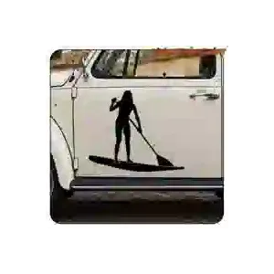 Autocollant vinyle SUP Girl | Vintage Sticker Factory