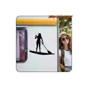 SUP Girl Vinyl Sticker | Vintage Sticker Factory
