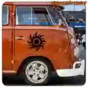 TRIBAL SUN Aufkleber aus geschnittenem Vinyl
