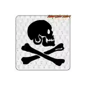 Custom Culture Pirate Skull Sticker