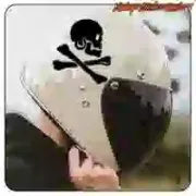 Custom Culture Piraten-Schädelaufkleber