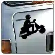 Pegatina Vespa decorativa | Vintage Sticker Factory