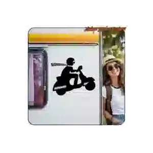 Pegatina Vespa decorativa | Vintage Sticker Factory