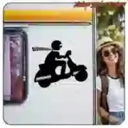 Decorative Vespa Sticker | Vintage Sticker Factory