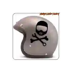 Pirate Skull Sticker | Café Racer Vinyl