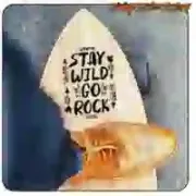 „Stay Wild Go Rock“ Aufkleber | Vintage Sticker Factory