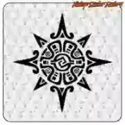 Pegatina SOL MAYA - SOL TRIBAL. Comprar pegatinas.