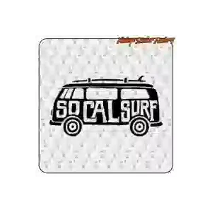 SOCAL SURF Aufkleber aus konturgeschnittenem Vinyl