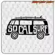 SOCAL SURF Aufkleber aus konturgeschnittenem Vinyl