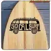 Pegatina SOCAL SURF de vinilo troquelado