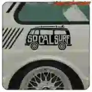 Sticker SOCAL SURF en vinyle découpé