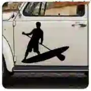 SUP and Paddle Surf Sticker | Decorative Vinyl