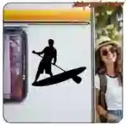 SUP and Paddle Surf Sticker | Decorative Vinyl