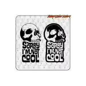 Autocollant « Sorry, I'm not cool » | Vinyle Custom Culture