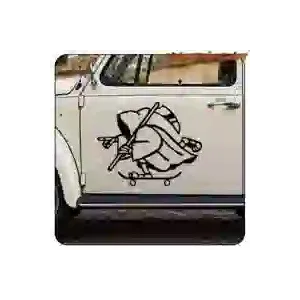 Sticker Skater La Muerte | Vinyle skateboard