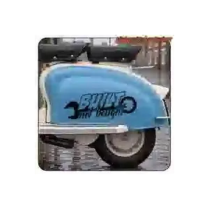 BUILT NOT BOUGHT sticker for custom motorcycles