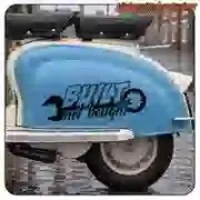 Pegatina BUILT NOT BOUGHT para moto custom