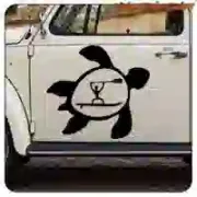 SUP Turtle cut-vinyl sticker