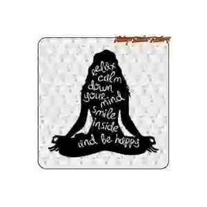 Pegatina yoga en varios tamaños