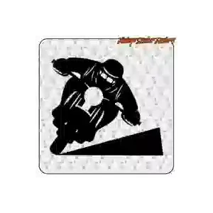Autocollant moto café racer en vinyle