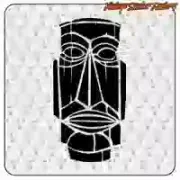 TIKI -5 STICKER. BUY VINYL STICKERS.