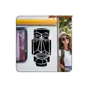 Pegatina TIKI. Comprar pegatinas.