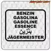 Pegatina gasolina y Jägermeister para coche