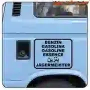 Gasoline and Jägermeister car sticker