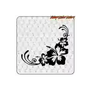 Hibiscus Surf-Aufkleber | Dekoratives Vinyl